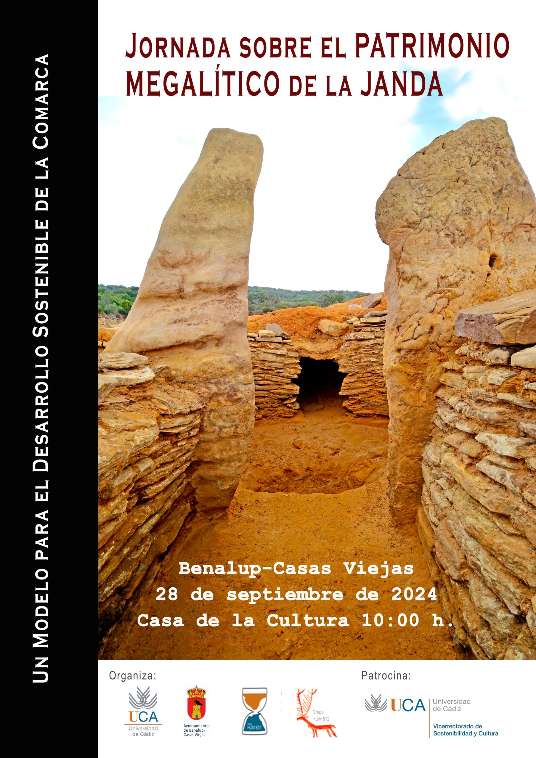 JORNADAS SOBRE EL PATRIMONIO MEGALÍTICO DE LA JANDA. UN MODELO PARA EL DESARROLLO SOSTENIBLE DE LA COMARCA