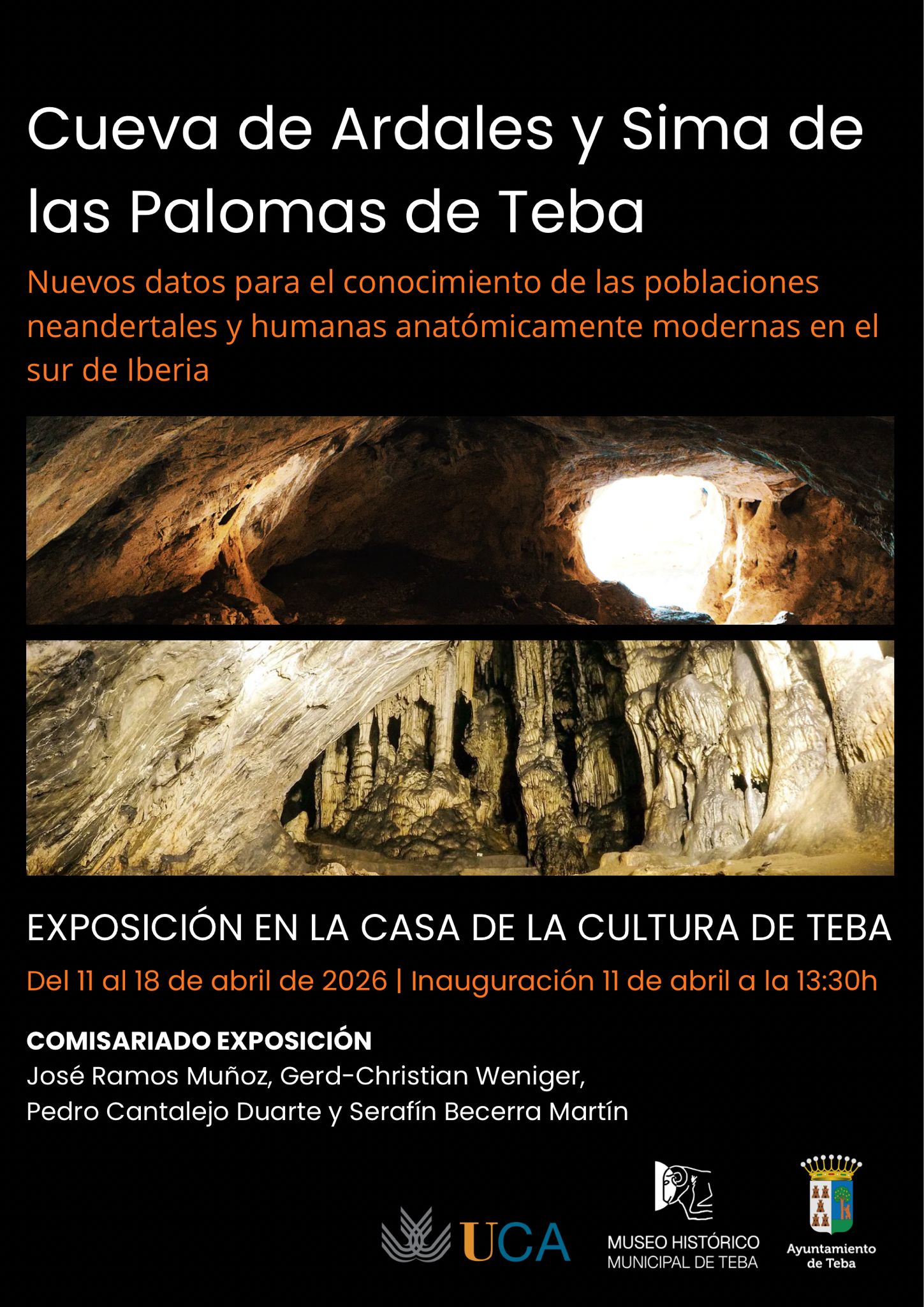 Exposición de la investigación en Cueva de Ardales y Sima de las Palomas de Teba