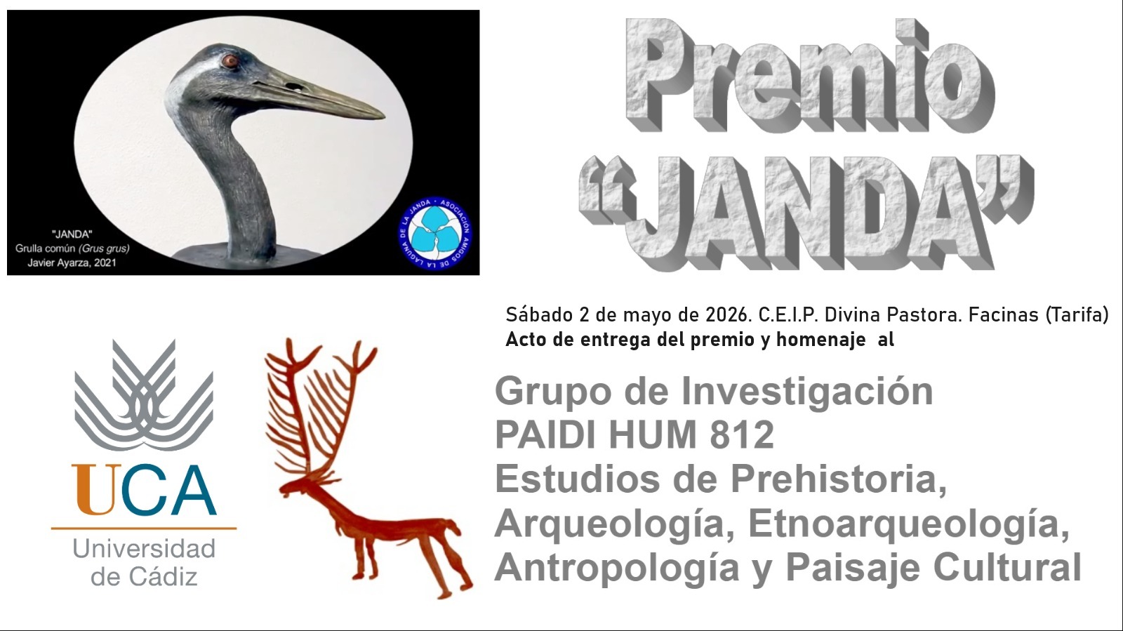 Concesión del Premio “Janda” al grupo HUM-812 en representación de María Lazarich